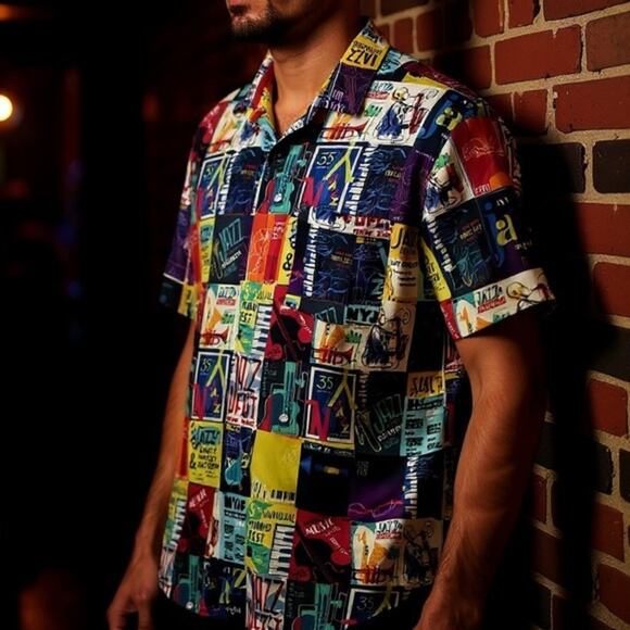 Disney Other - Men’s button down shirt from Disney’s Soul large